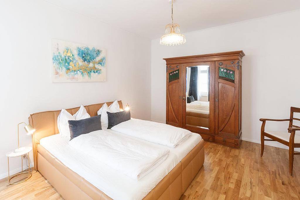 Stilvoll & Ruhig - Zentrale Top-lage - King Bett Apartment Leipzig