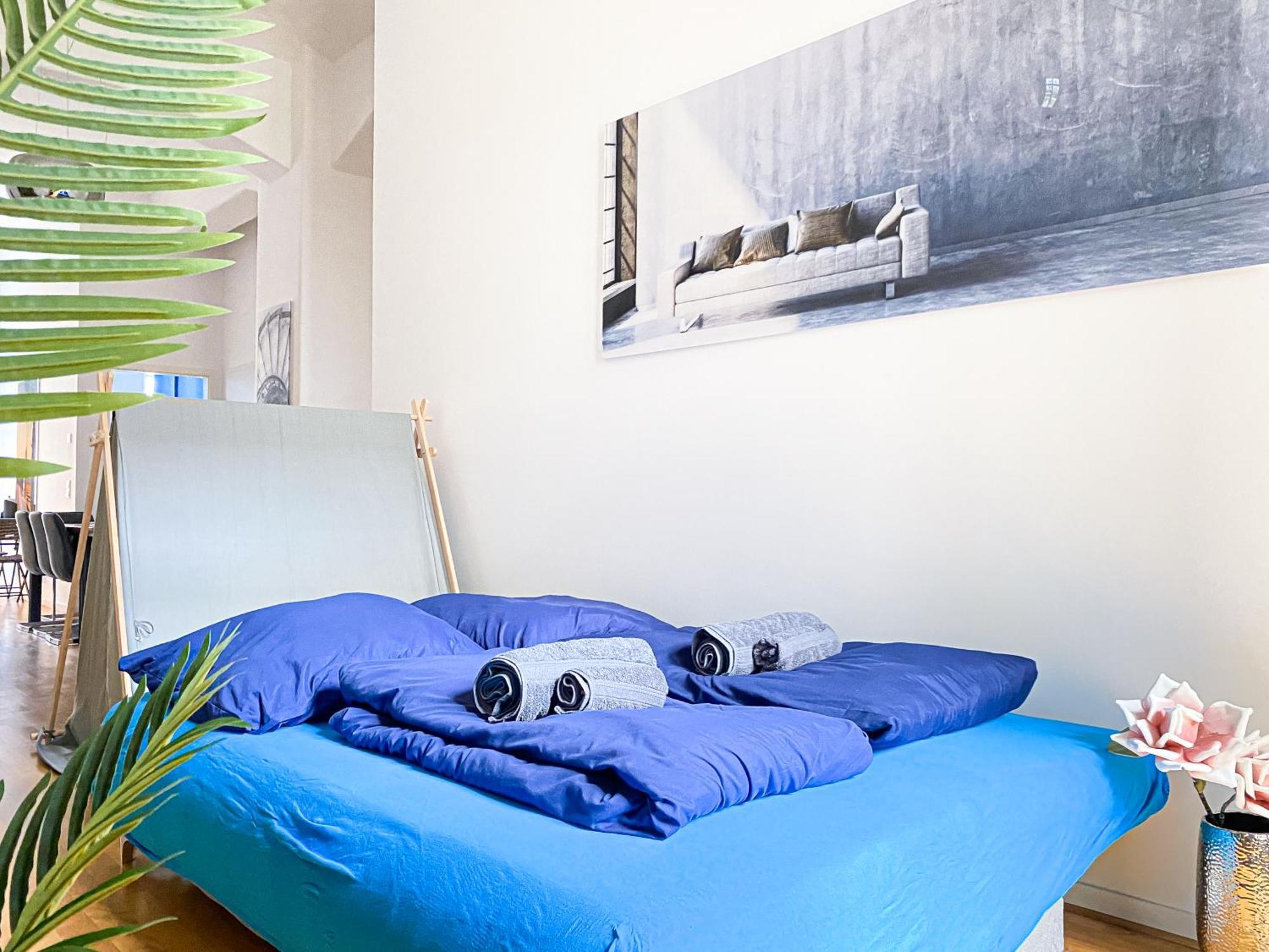 Apartment Grosse 3-raum Luxus-unterkunft Mit 2 Badern, Waschtrockner & Kostenfreier Tiefgarage In Innenstadtnahe *
