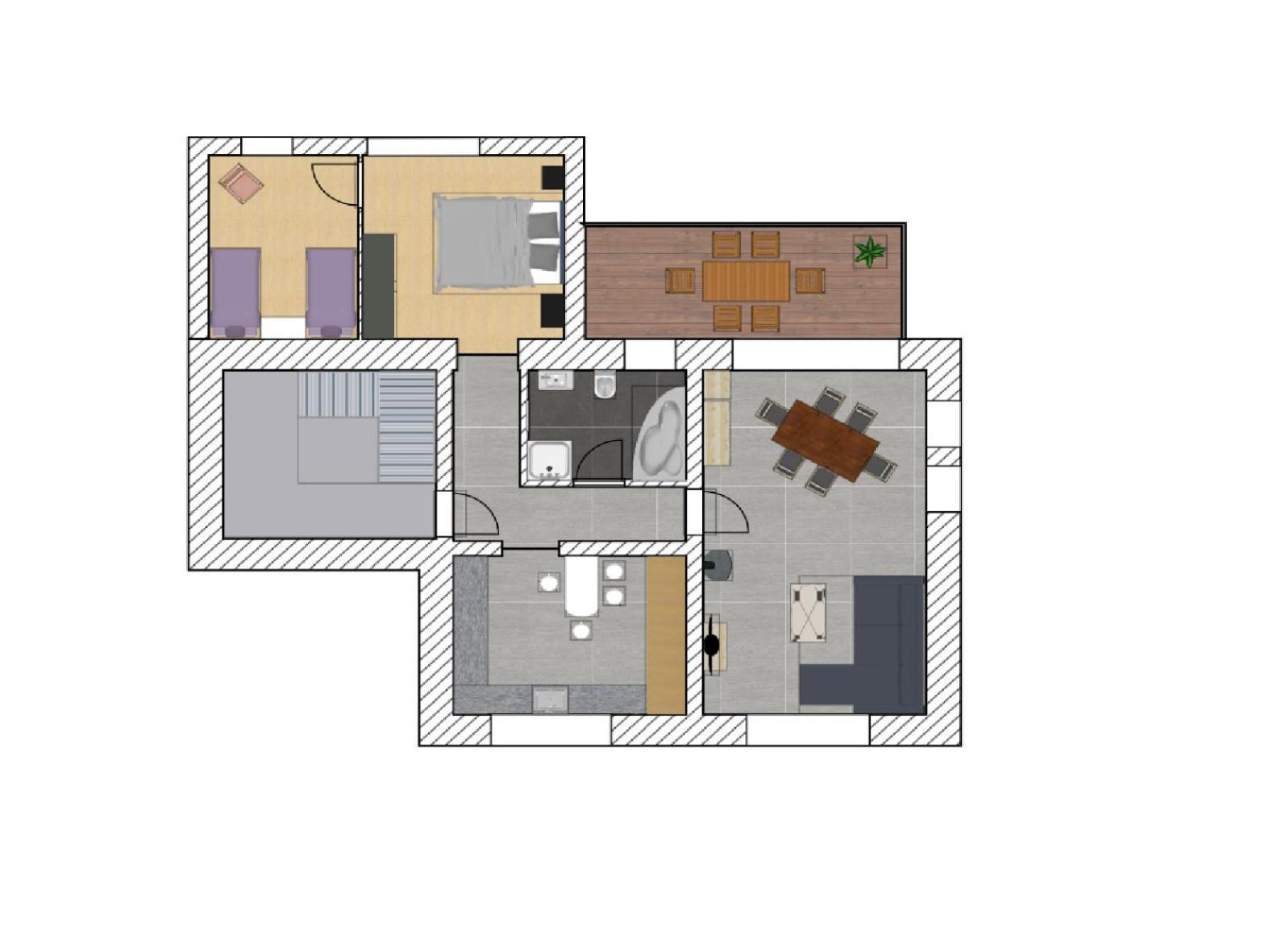 90 Qm Wohnung, 3 Zimmer, Balkon & Grosse Kueche - In Seenaehe, Schnell In Der Stadt Appartement