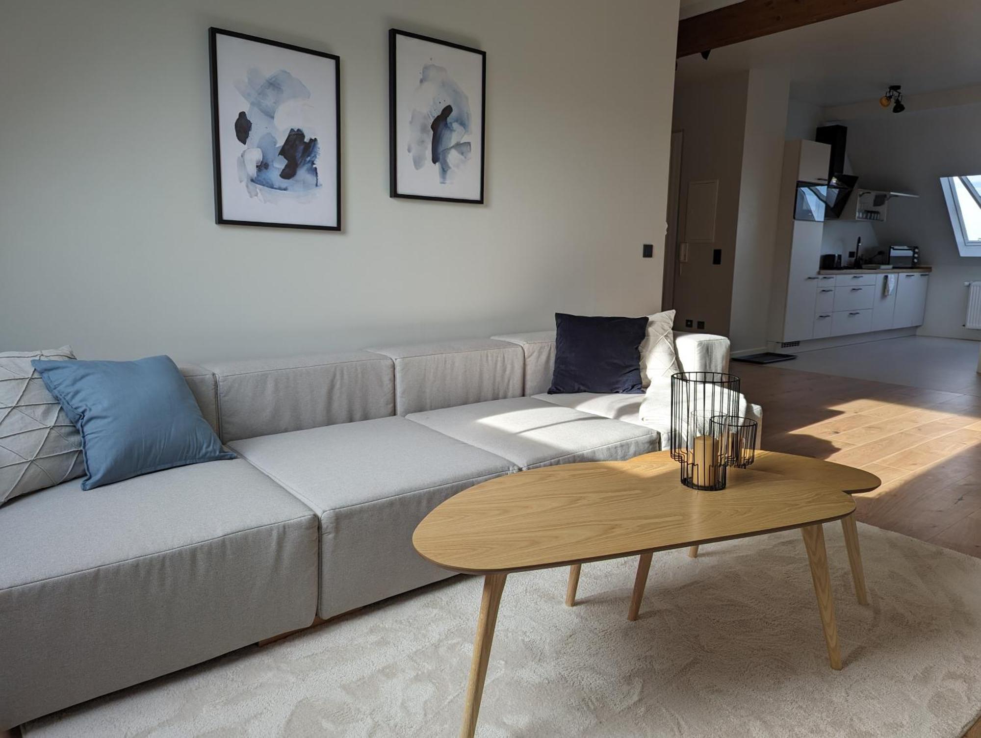 Appartement Vilipa-apartments Naehe Red Bull Arena, Kueche, Smart Tv, Badewanne, Maisonette Leipzig