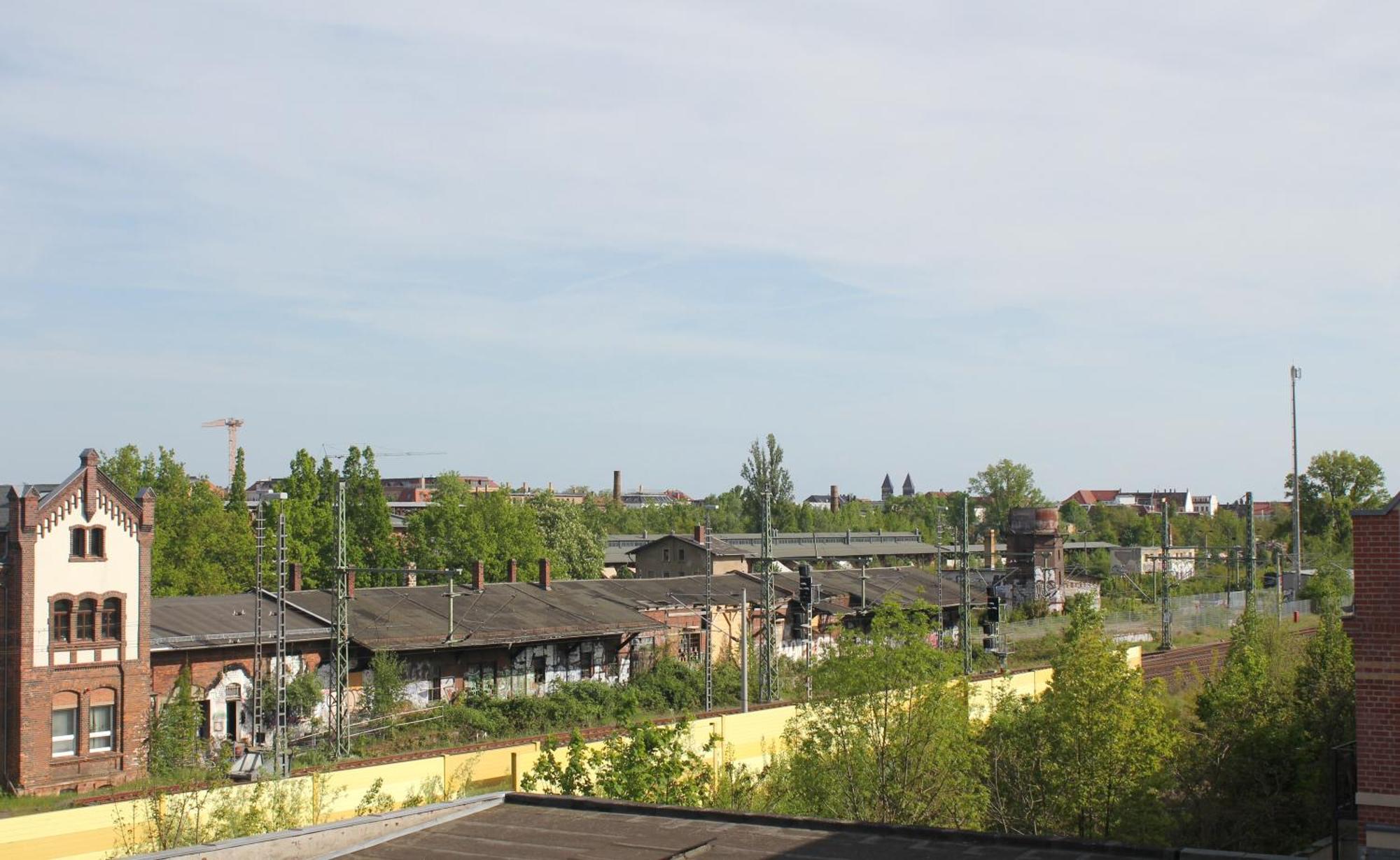 Kleine Wolke - Dachgeschoss Mit Klimaanlage Und Ausblick Appartement Leipzig