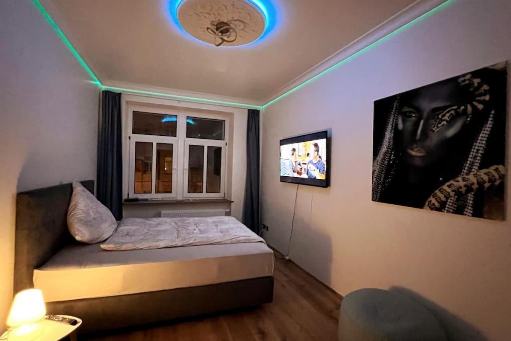 Soul-apartment Balkon Privatparkplatz 2 Boxspringbetten 55zoll Tv Wlan Appartement Leipzig