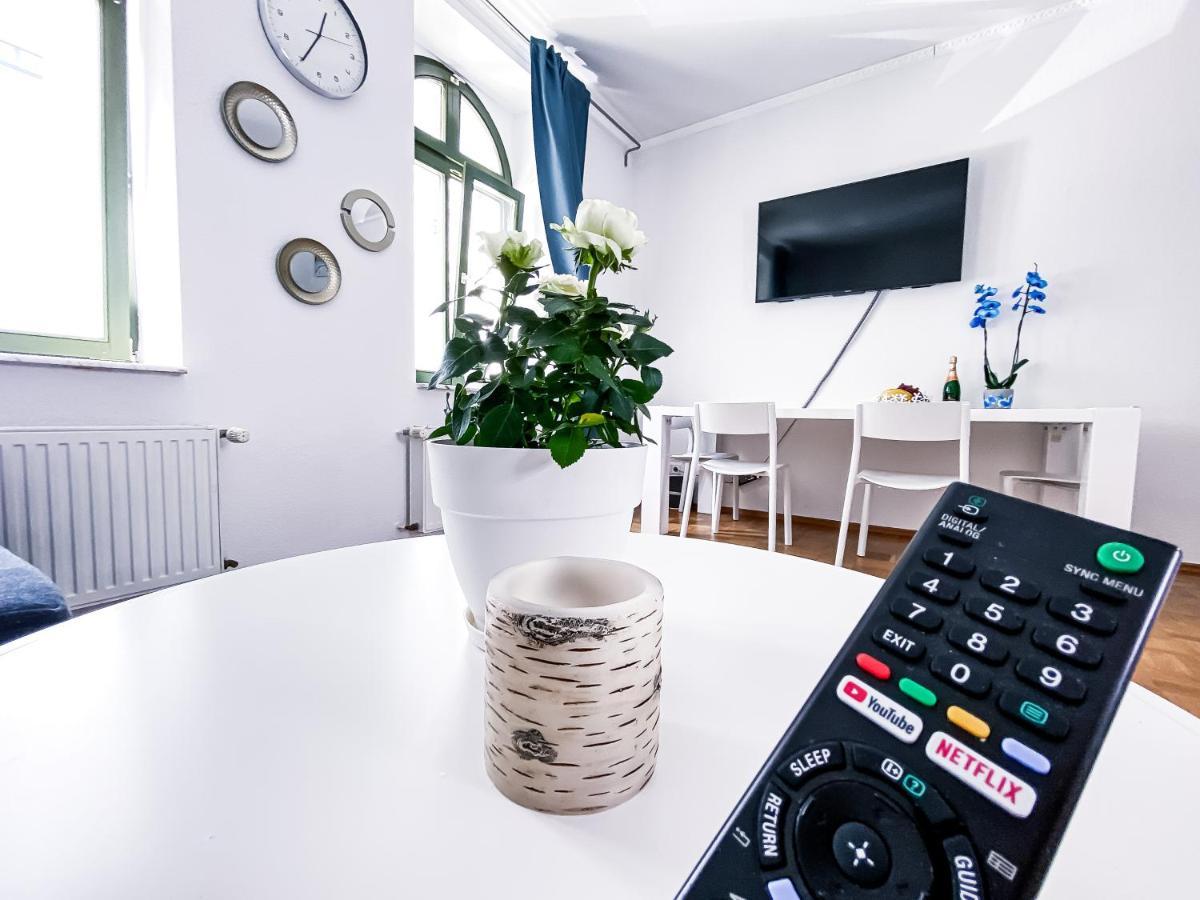 Appartement Zentraler Altbau Am Clara-zetkin-park, Rb-arena Um Ecke, Netflix Inklusive
