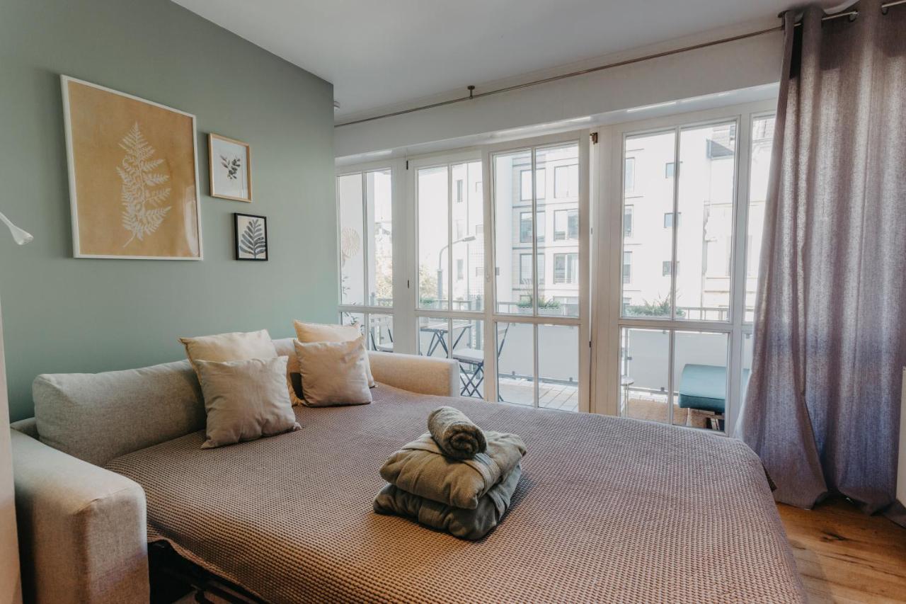 Traber Im Herzen Leipzigs Balkon Parkplatz Apartment