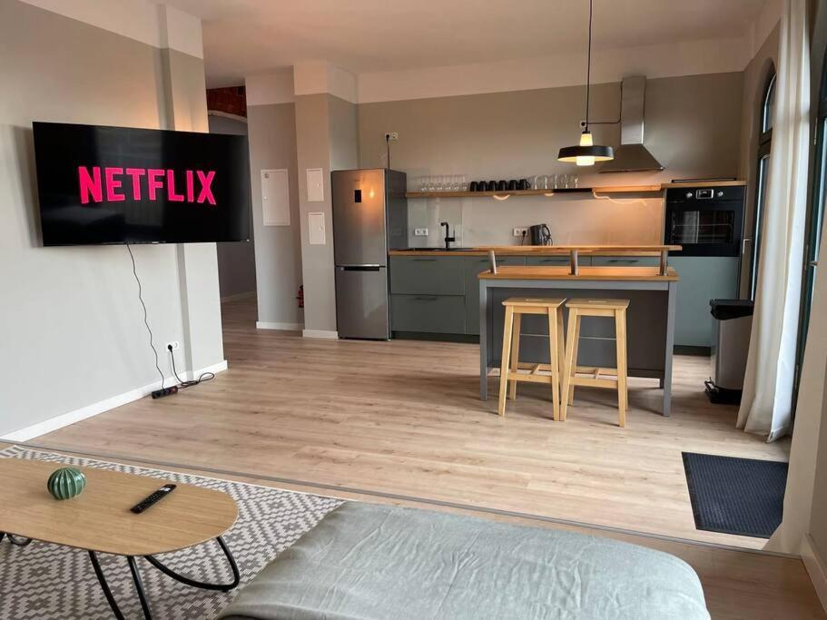 Appartement Loft 7 15min Hbf 2br Smart Tv Wifi Leipzig