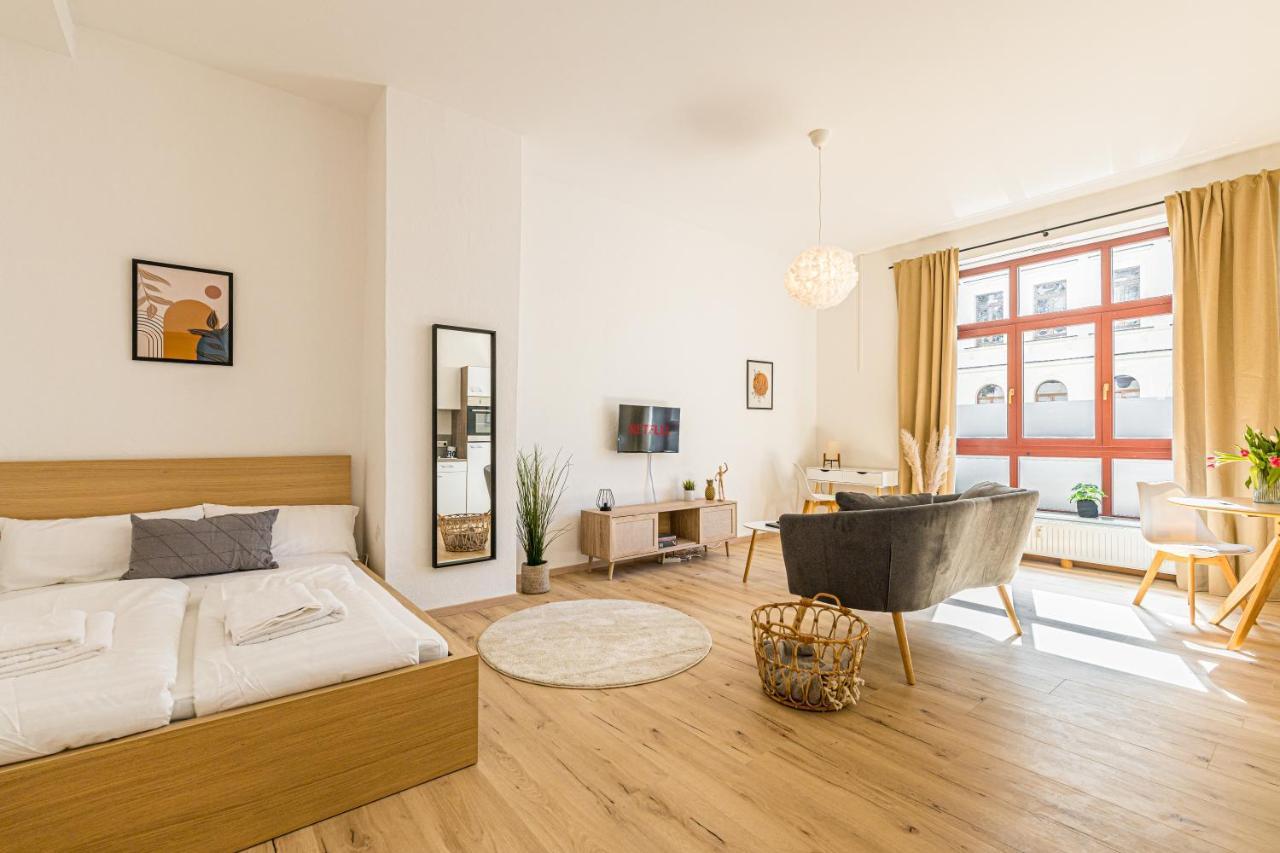 Appartement Zentral Clara-zetkin-park Kuche Netflix