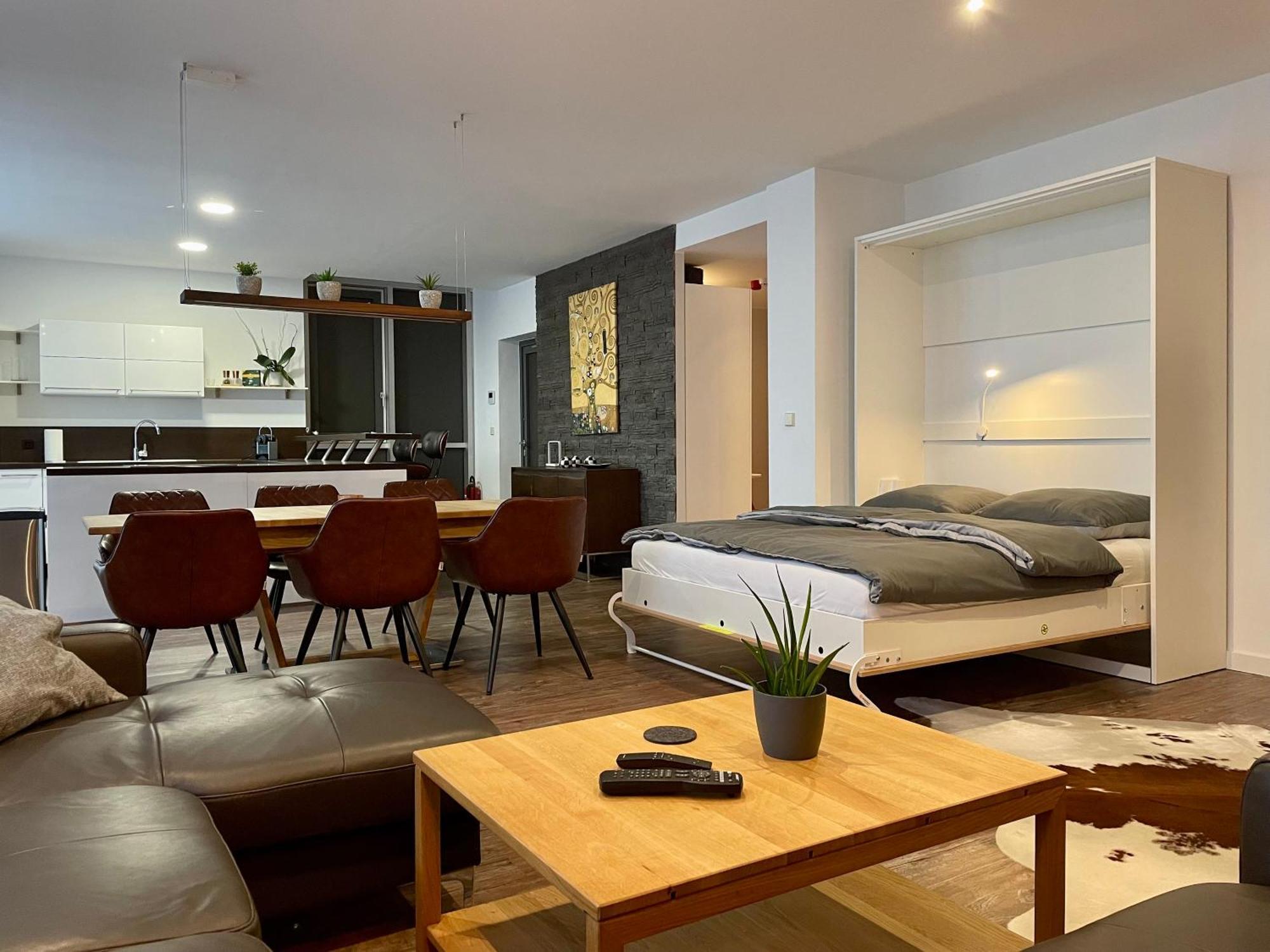 Waldstrassenviertel Loft Terrasse, Redbull Arena Appartement