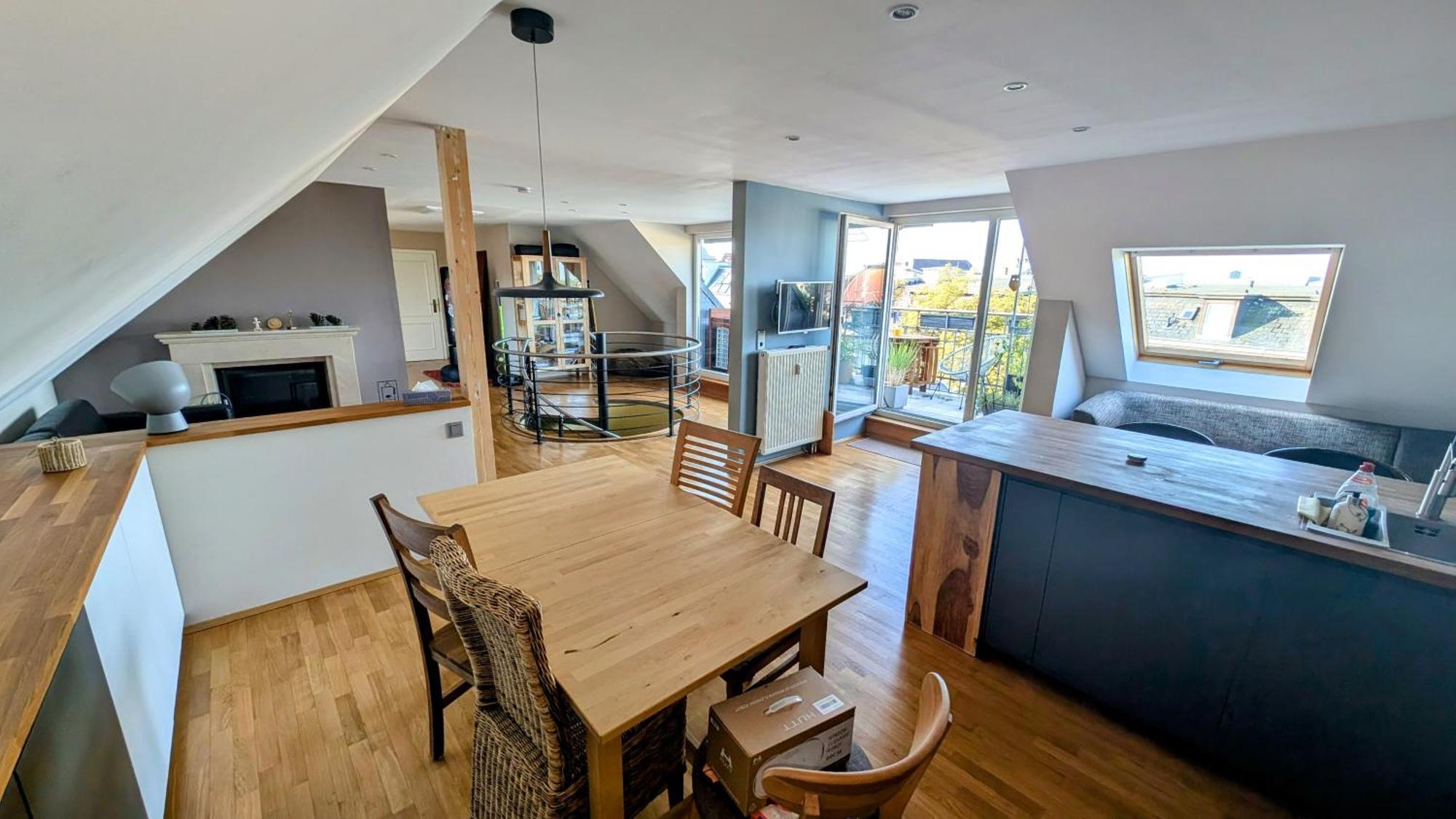 Grosszuegige Maisonette Ueber Dem Leipziger Zentrum Appartement Leipzig