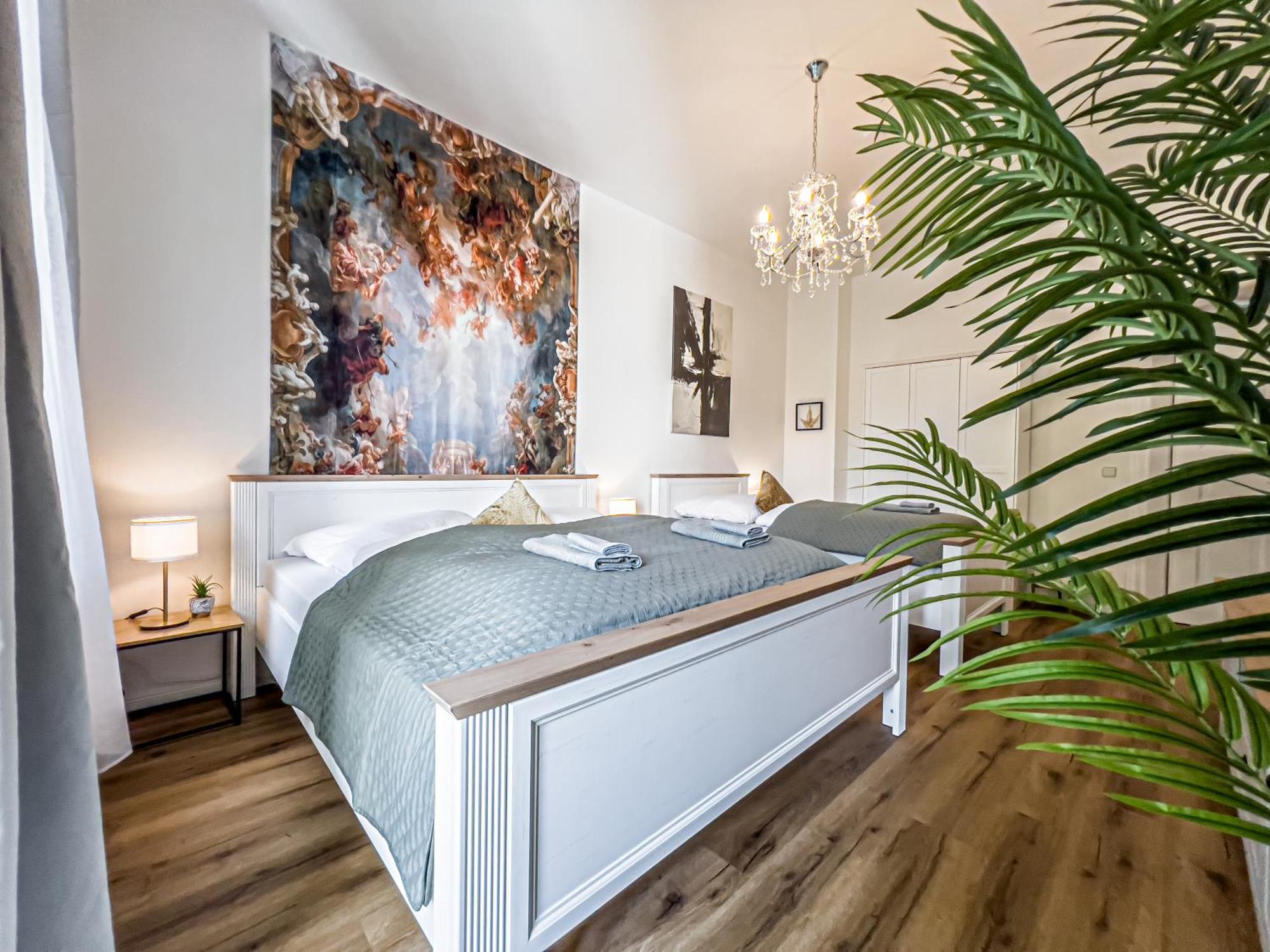 Grosse 3 Schlafzimmer Mit Kueche, Bad, Waschmaschine & Balkon Am Zoo Appartement Leipzig