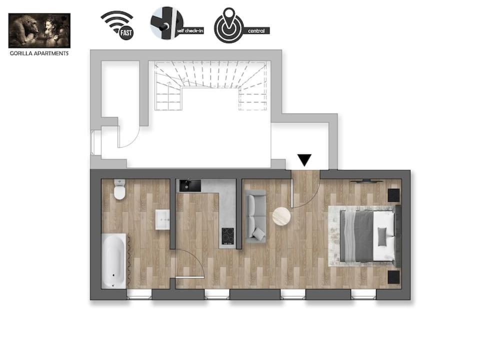 Little - Ruhig & Im Zentrum Gelegen- Perfekt Fuer Solo Reisende, Paare Oder Businessgaeste 3rd Floor Appartement