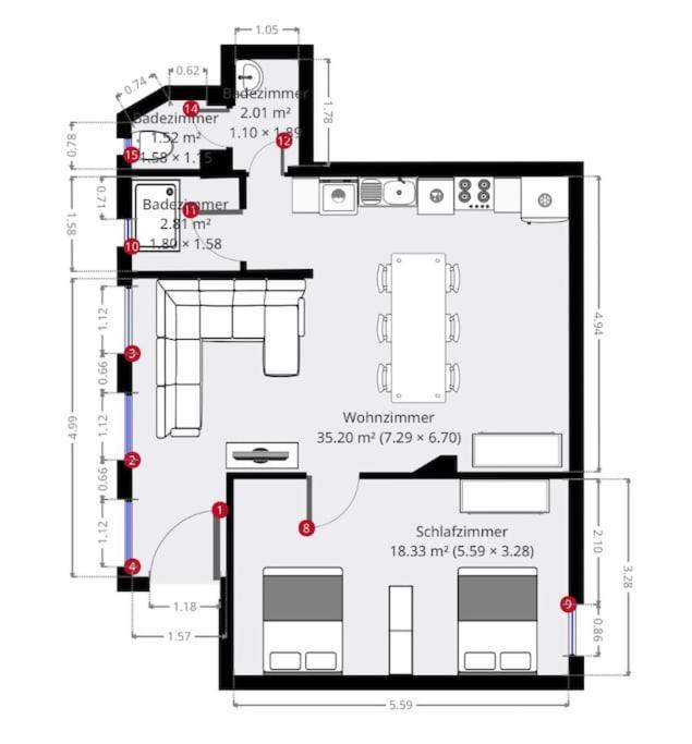 Appartement Traumhaftes Zentrales Zum Entspannen
