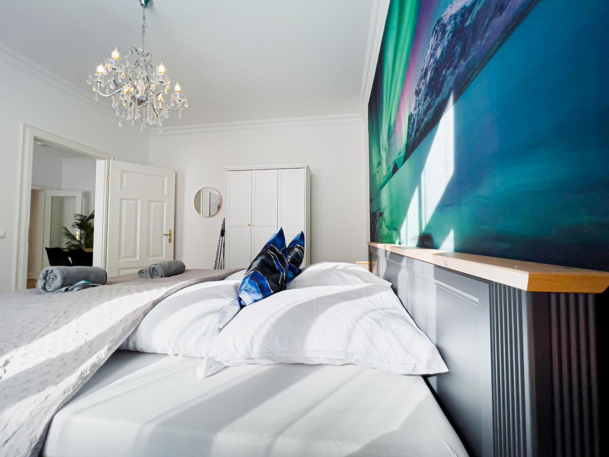 Erstklassiges Ferienapartment Citynah Mit 1 Schlafzimmer - Wifi, Tv, Kuechenzeile, Waschmaschine&trockner Apartment Leipzig