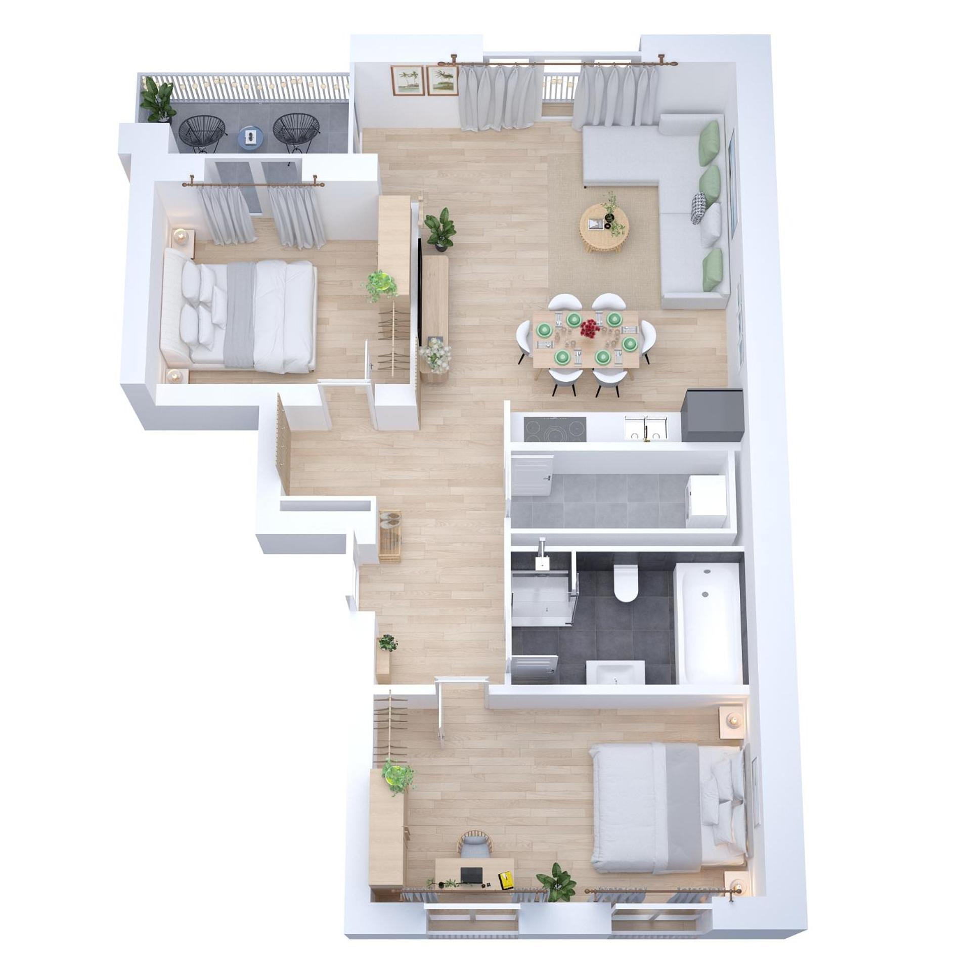 Apartment Premium-apartment Mit Balkon - Perfekt Fuer Familien, Gruppen Und Geschaeftsreisende - Zaya Leipzig