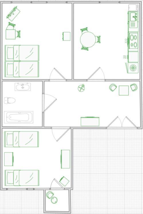 Appartement Gemuetliches Zuhause 2-zimmer-ferienwohnung Mit Geschirrspueler & Balkon Fuer Bis Zu 4 Personen