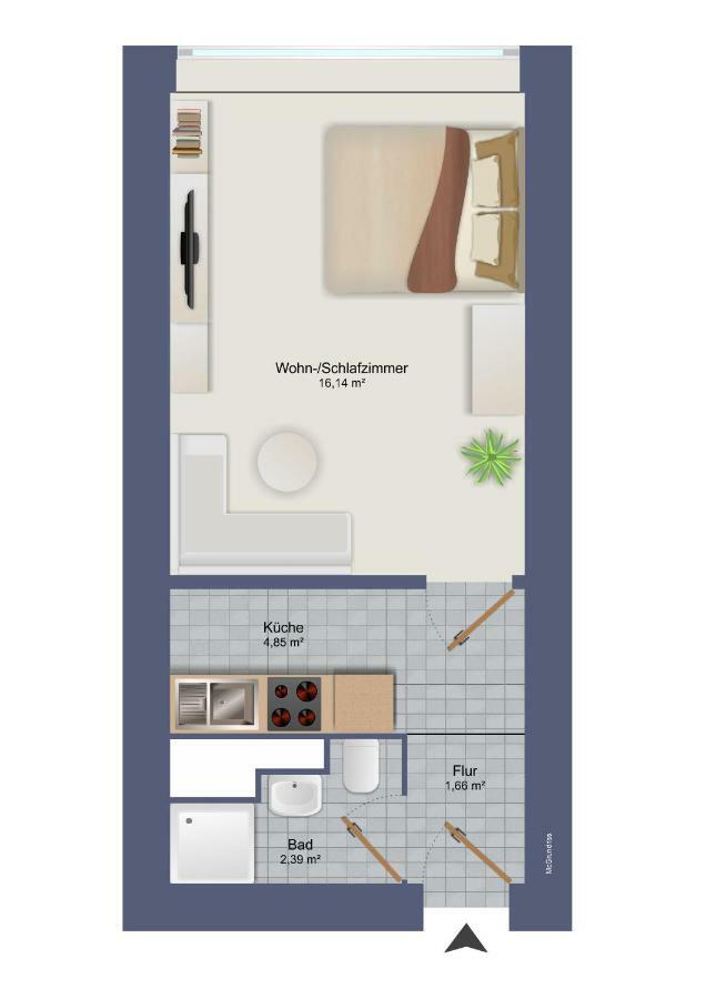 Appartement Gaesteapartment Mitte *